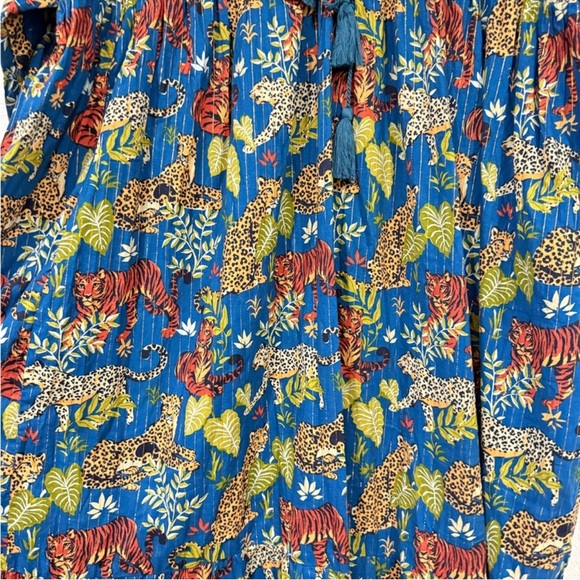 NWT Printfresh Day Tripper Feline Fatale Long Sleeve Maxi Dress Women’s Size 3X - Picture 2 of 6